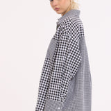 Oversized Cotton Gingham Shirt