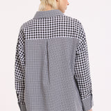 Oversized Cotton Gingham Shirt