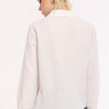 Cutwork Embroidered Cotton Shirt