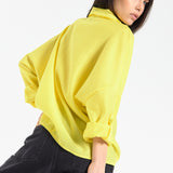 Relaxed Fit Yellow Shirt