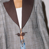 Oversized Wool Tailored Jacket