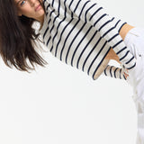 Striped Ribbed Crop Top