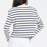 Striped Ribbed Crop Top