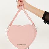 House of Holland Light Pink Heart Handbag