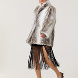 Animal Print Faux Fur Coat