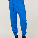 Blue Rainbow Logo Cotton Joggers