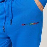 Blue Rainbow Logo Cotton Joggers