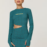 Geometric Cut Out Mini Dress