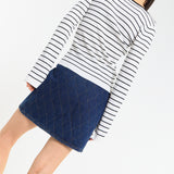 Striped Ribbed Knit Long Sleeve Top