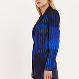Abstract Print Heart Pocket Blazer