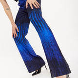 Abstract Print Tailored Trousers