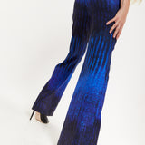 Abstract Print Tailored Trousers