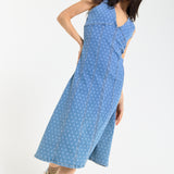 Denim Spot Midi Dress