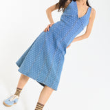 Denim Spot Midi Dress