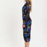 Flower Of Mars Midi Dress