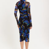 Flower Of Mars Midi Dress