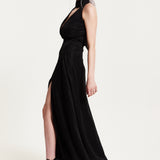 House of Holland Tie - Neck Maxi Dress