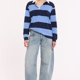 Light Blue Wide Leg Denim Jeans