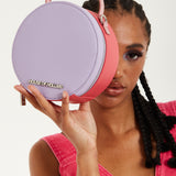 House Of Holland Purple And Fuchsia Shoulder Bag