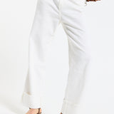 Off-White Wide Leg Jeans