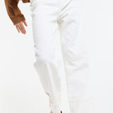 Off-White Wide Leg Jeans