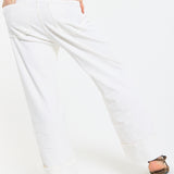 Off-White Wide Leg Jeans