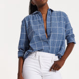 House of Holland Classic Blue Checked Shirt