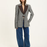 Oversized Wool Tailored Jacket