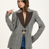 Oversized Wool Tailored Jacket