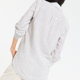 Pinstripe Relaxed Fit Button Shirt