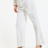 Off-White Wide Leg Jeans