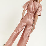 House Of Holland Metallic Utility Jumpsuit