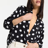 Mono Spot Relaxed Button Shirt