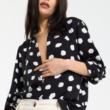Mono Spot Relaxed Button Shirt