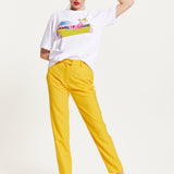 House of Holland Yellow Tailored Trouser