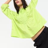 Lime Pop Frill Detail Blouse
