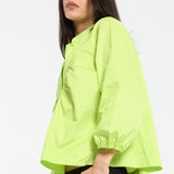 Lime Pop Frill Detail Blouse