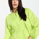 Lime Pop Frill Detail Blouse