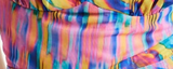 House of Holland Pink Top With Multicolour Rainbow Print