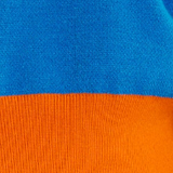 House Of Holland Melting Heart Logo Jumper in Blue And Orange