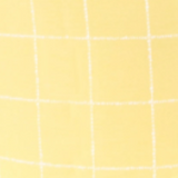 House of Holland Jacquard Check 3 /4 Length Sleeve Oversized Shirt in Yellow
