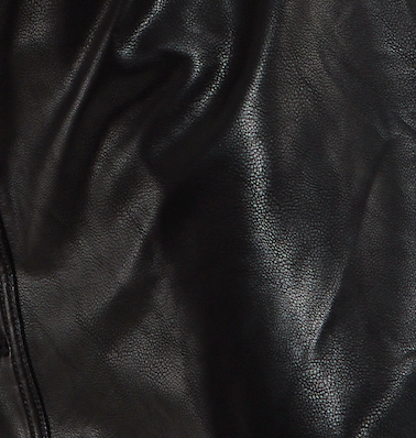 House Of Holland Rocker Faux Leather Twist Button Down Dress Black