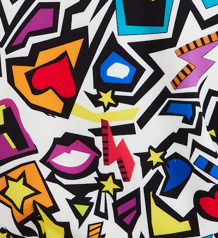 House Of Holland Graphic Pop Art Blazer Playsuit