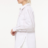 White Cotton Oversized Shirt