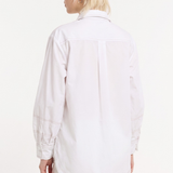 White Cotton Oversized Shirt