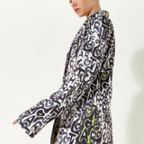 House Of Holland Abstract Print Oversized Blazer
