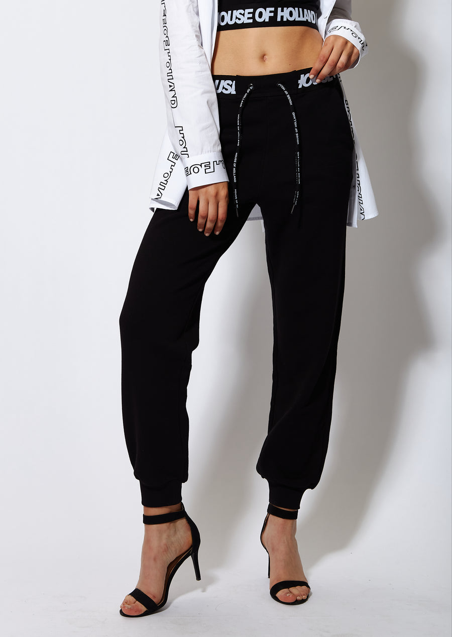 House of Holland logo waistband joggers