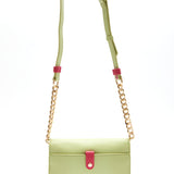 House Of Holland Printed Bag In Green