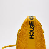 House Of Holland Abstract Shape Cross Body Bag In Teddy Mustard