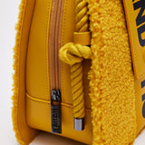 House Of Holland Abstract Shape Cross Body Bag In Teddy Mustard